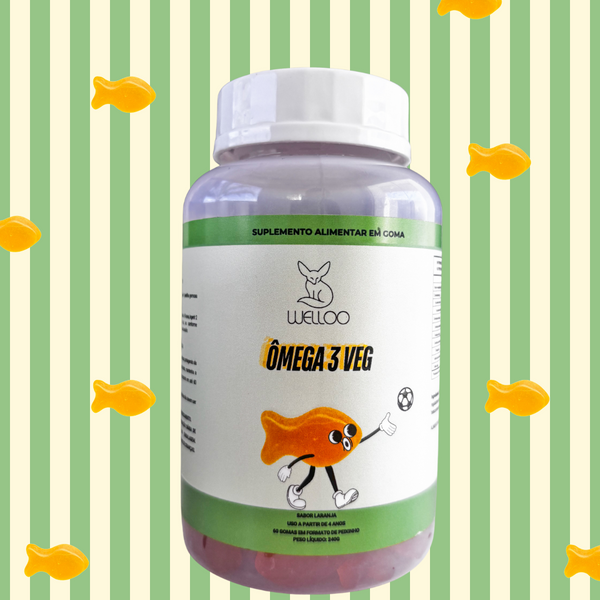 Gummy de Ômega 3 Vegano